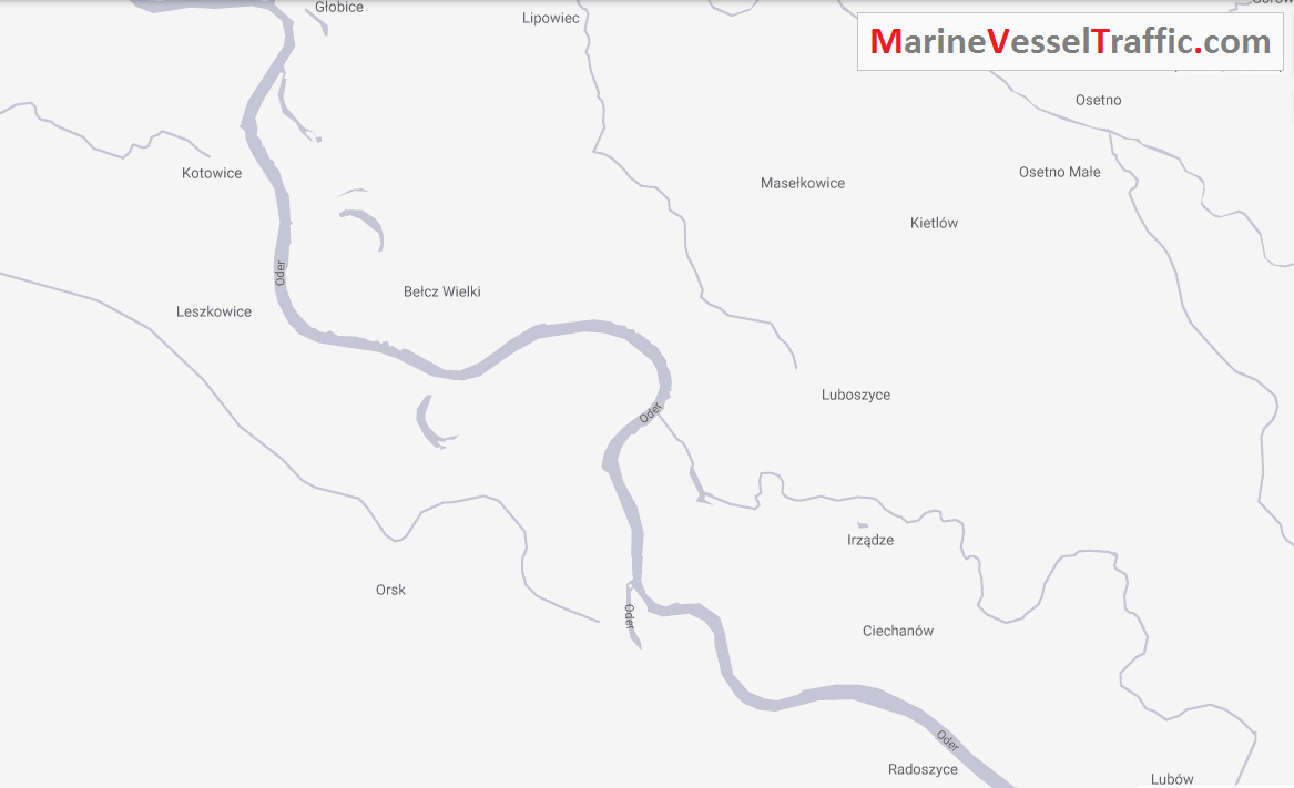 Live Marine Traffic, Density Map and Current Position of ships in ODER RIVER